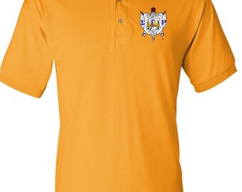 Sigma Gamma Rho Unisex Polo (Embroidered Shield Patch)