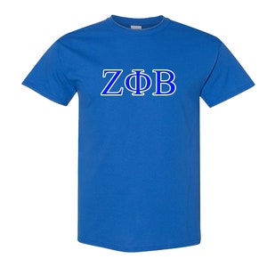 Zeta Phi Beta Letter Shirt