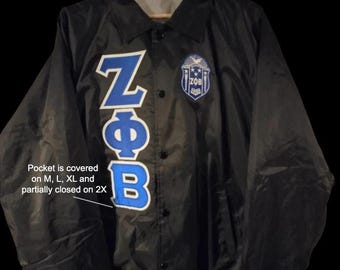 Zeta Phi Beta Line Jacket (Zig Zag Outline)