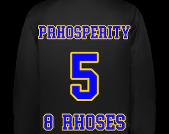 A Sigma Gamma Rho Level 1 Personalized Line Jacket (Zig Zag Outline)
