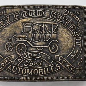 Henry Ford Model T Automobiles Belt Buckle