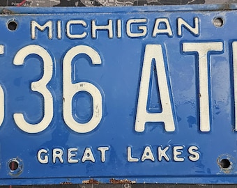 Vintage Michigan-nummerplaat