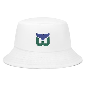 Bucket Hat with Whalers Embroidered Logo - Hockey Fishing Hat
