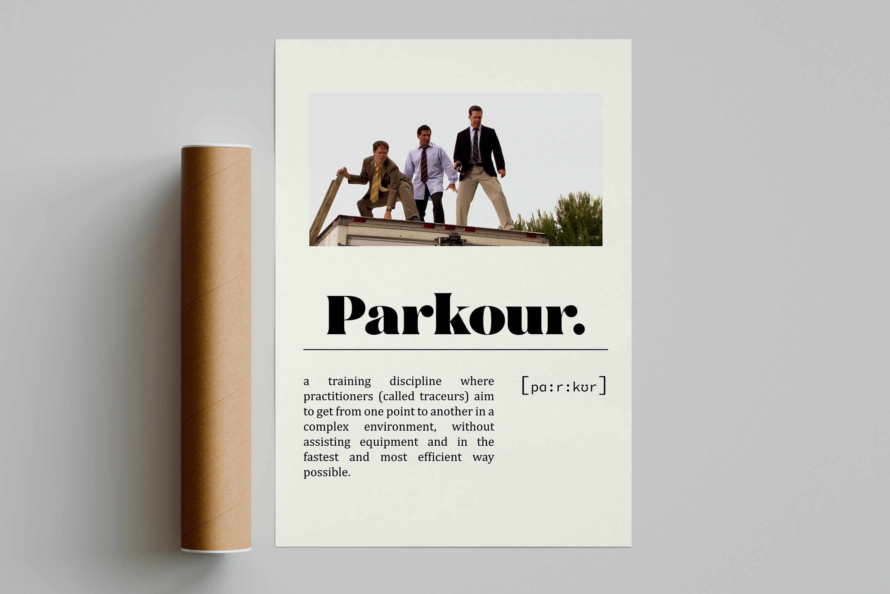 The Office Parkour Canvas Prints for Sale