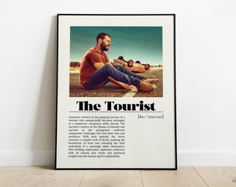 The Tourist TV series | TV dramas | Minimalist TV Series Poster | Vintage Retro Art Print | Custom Poster | Wall Art Print | Home decor