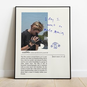 Mid90s Poster | Jonah Hill | Minimalist Music Poster | Vintage Retro Art Print | Custom Poster | Wall Art Print | mid90s movie