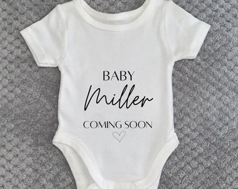 Personalised Baby Onesie with your Custom Text