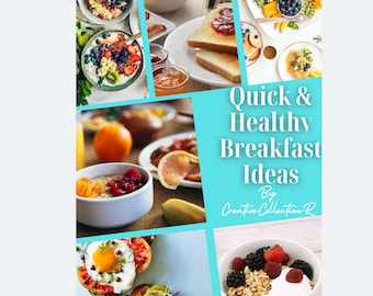10 Quick and Healthy breakfast Ideas Book Instant download recipe book best breakfast recipes homemade breakfast recipes