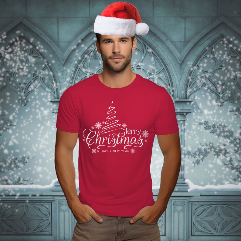 Merry Christmas Tshirt Christmas Tshirt Christmas Tree Etsy