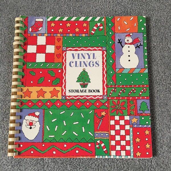 Christmas Window Cling Etsy