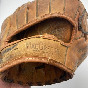 Gant De Baseball MacGregor 671B - Modèle Autographe Willie Mays, Vert, Droitier (RHT) | Vintage Japon