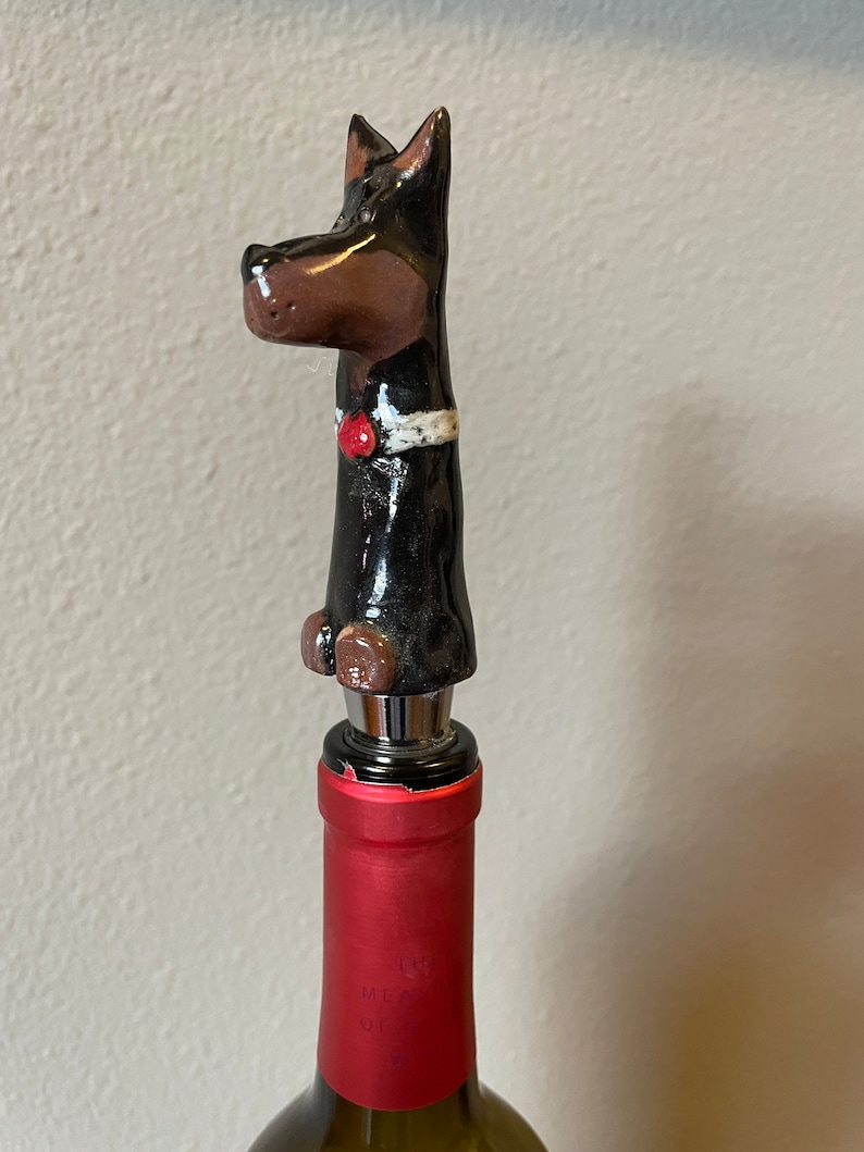 Ceramic Animal Wine Bottle Stoppers Etsy