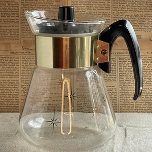 Corning Ware Coffee Carafe Atomic Starburst MCM - Small