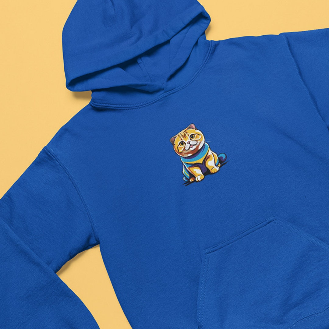 Cozy Cat Hoodie, Cat Hoodie, Animal Hoodie, Cat Pullover Hoodie, Cat