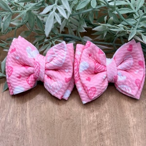 Valentine’s Day Hearts Double Bow Piggy Set
