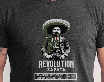 Zapata Mexican Shirt Mexican Revolution hero gifts Emiliano Zapata quotes Indigenous rights shirt Cinco de Mayo Revolution shirt justice