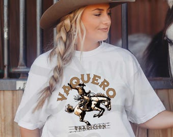 Cowgirl shirt, Horse Rodeo T-Shirt, Rodeo Event Apparel, Western Cowboy Shirts for Women, Vaquero Tee