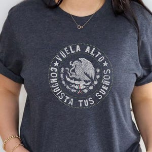 Mexican T-Shirt, Mexico Motivational Tee, Mexican Coat of arms, Eagle Top, Mexican Seal Emblem, Mexican Seal Shirt, Mexico National Flag Tee