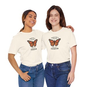 Mexican pride shirt Camiseta Protesta Migrante Derecho a Volar, Derecho a Existir Mariposa Monarca Solidaridad Justicia Activismo Cultural immagine 5
