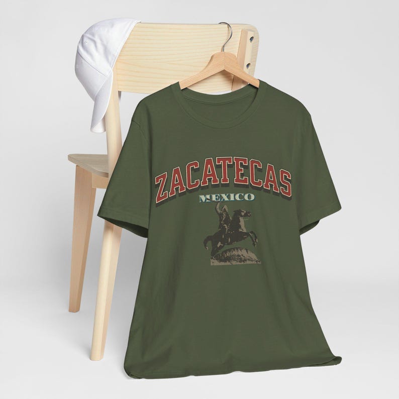 Zacatecas travel shirt Mexicana gift Latina Clothes Mexican Fashion Tee Vintage Zacatecas Pancho villa Revolution Hero tee Regalo para Mama image 2