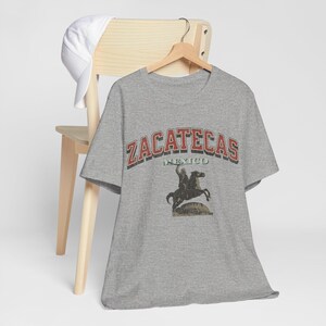 Zacatecas travel shirt Mexicana gift Latina Clothes Mexican Fashion Tee Vintage Zacatecas Pancho villa Revolution Hero tee Regalo para Mama image 3