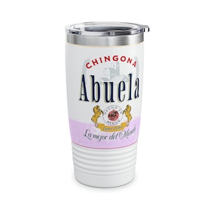 Abuela chingona Tumbler 20oz Abuela Gift Grandma Tumbler Abuela Gifts Latina power Cafecito y chisme Regalo Para Abuelita