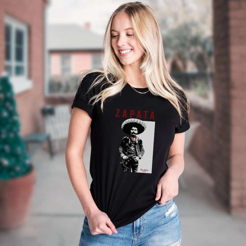 Zapata Mexican Shirt Mexican Revolution Hero Gift Emiliano Zapata Tee ...