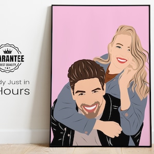 Retrato sem rosto, ilustração personalizada, foto personalizada, ilustração fotográfica, retrato personalizado, presente para namorado, presente para namorada