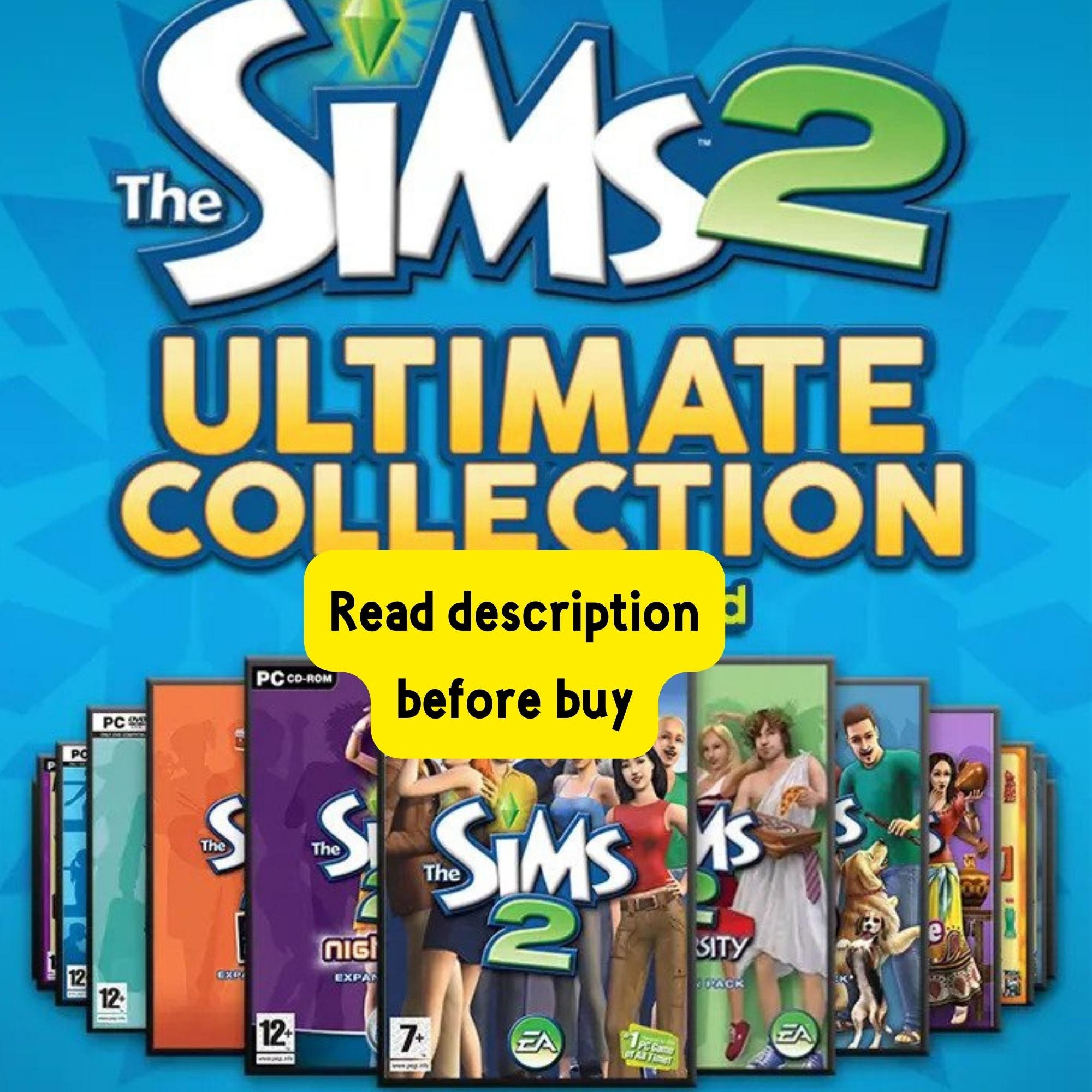 The Sims 2 Ultimate Collection All DLC Expansions Etsy Canada