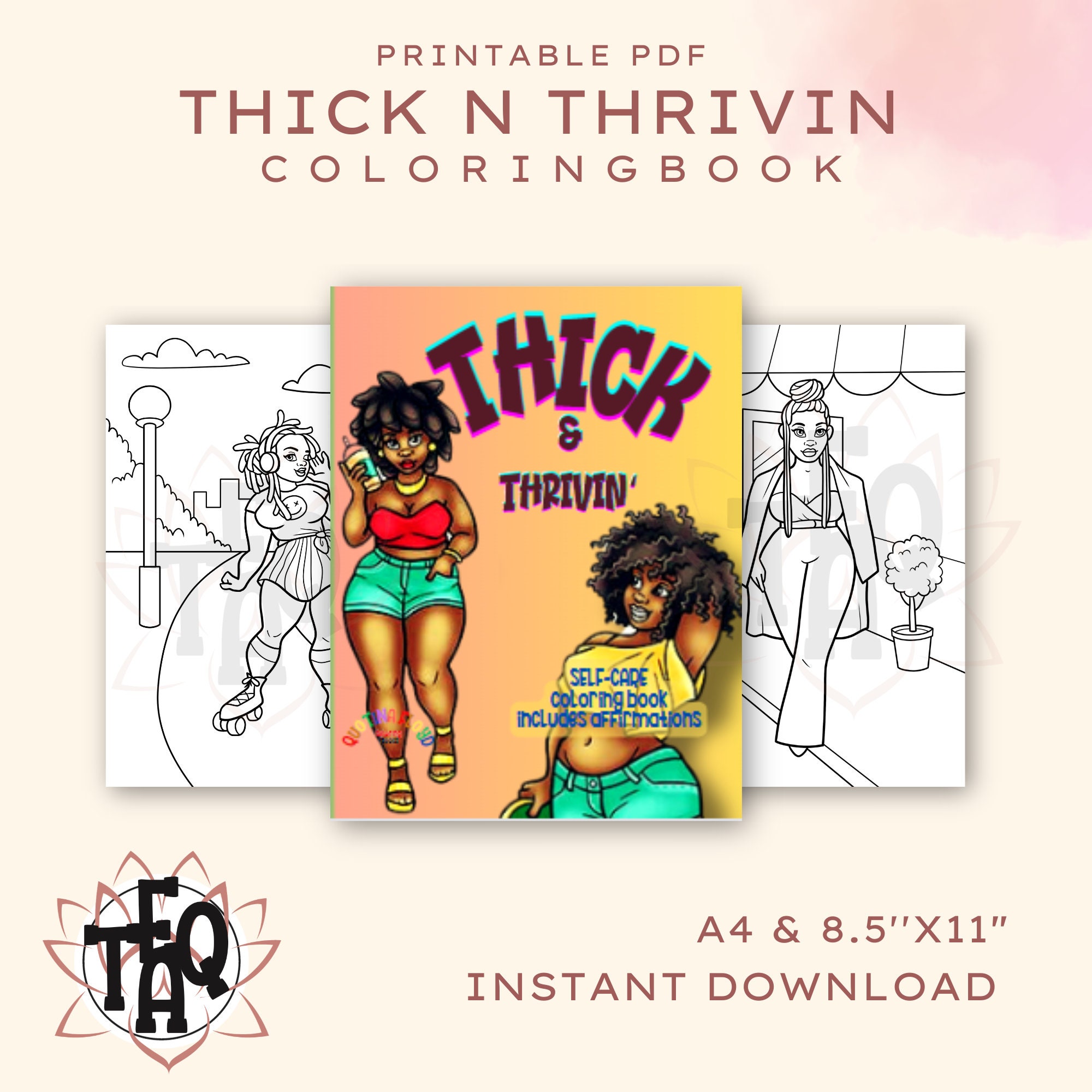 Thick Coloring Book 