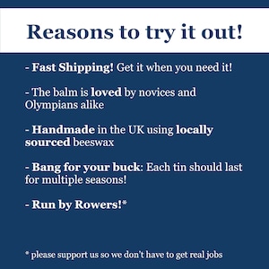 Rowers' Hand Balm - Feather & Square image 7