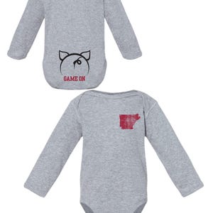 Arkansas Razorbacks Onsie, Woo Pig, Baby, Baby Gift, Razorback Fan, Call the Hogs, Little Boy, Little Girl, T-shirt