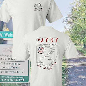 Der OTET, Ohio bis Erie Spur, Radfahren, Biken, Ausritt, Karte, Karte des OTET
