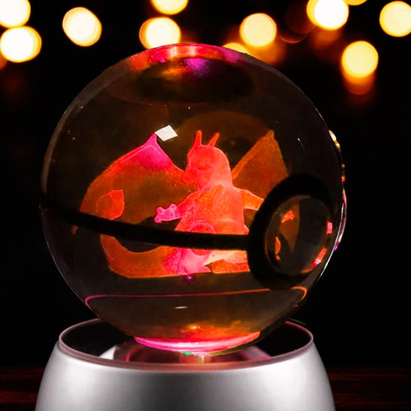 Crystal Pokeball Etsy