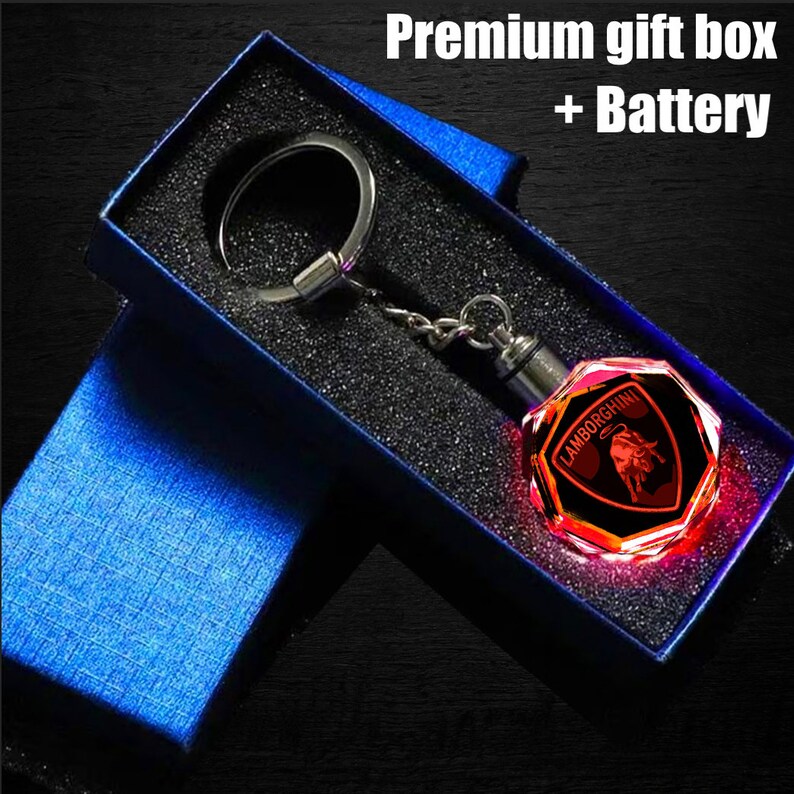 Mothra Customized Keychain Godzilla LED Color Changing K9 Crystal