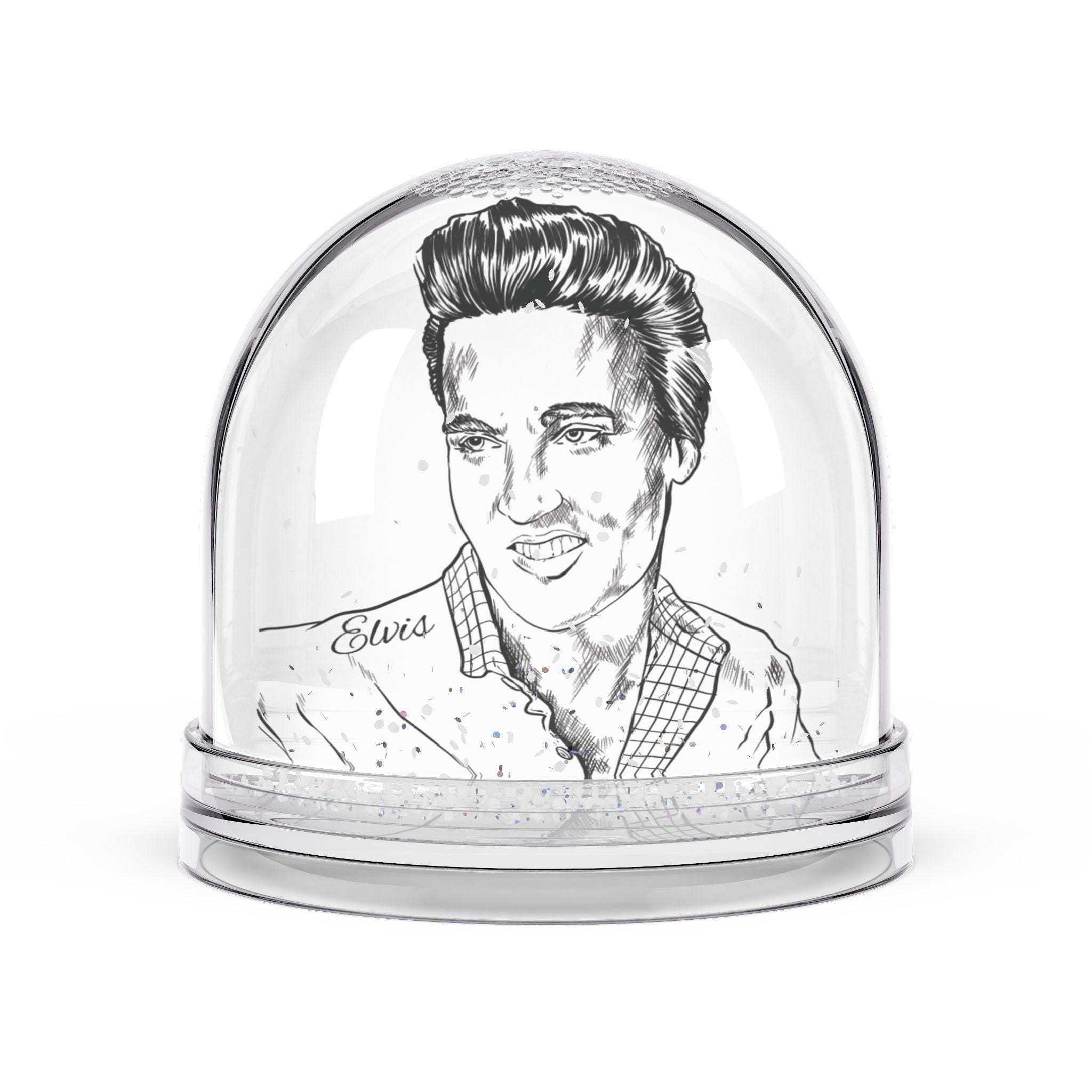 Elvis Snow Globe - Etsy