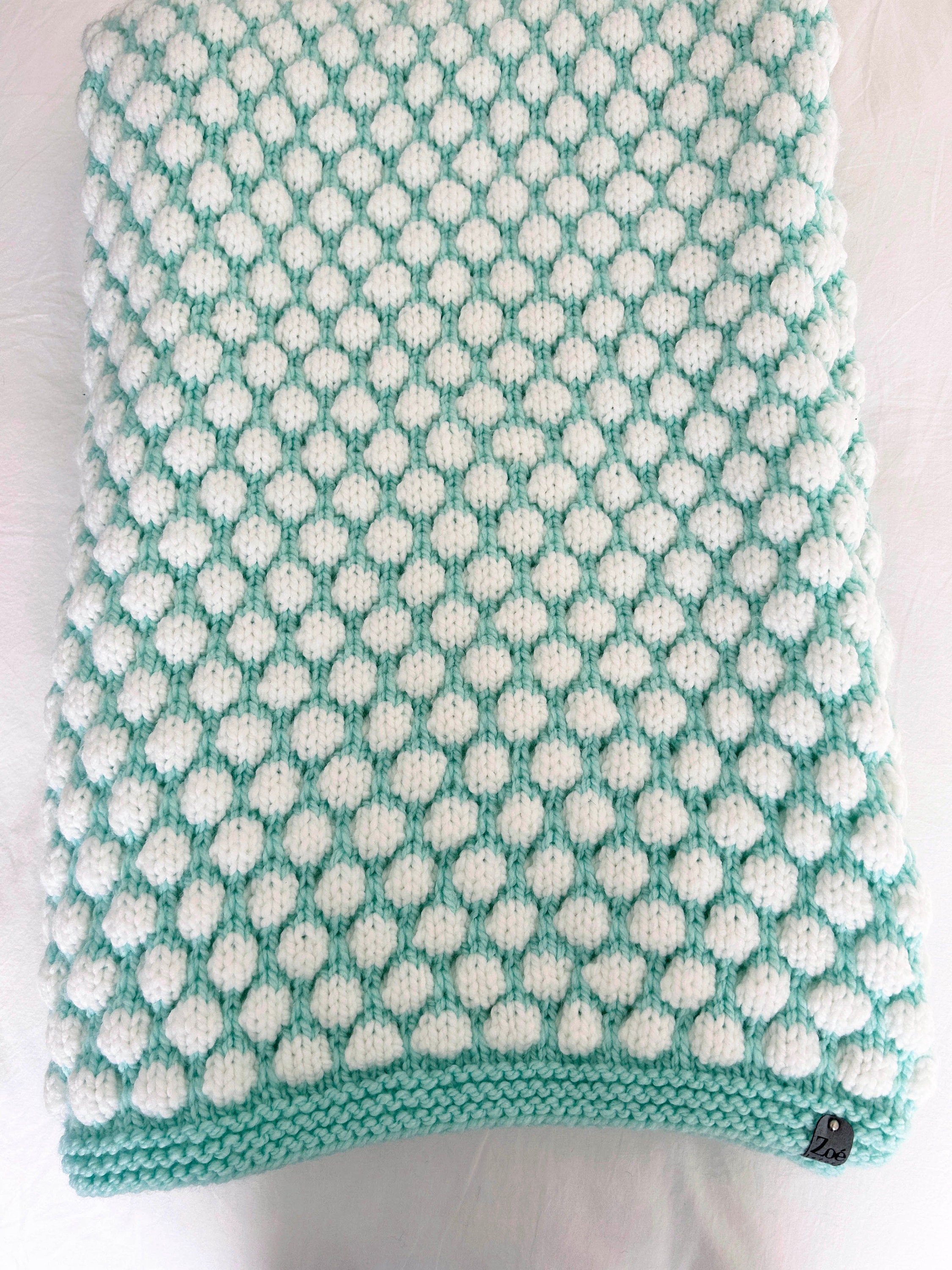 Polka Dot Chenille Blanket main image 1