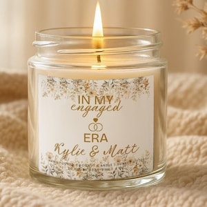 Engagement Gifts Engaged Era Candles Wedding Gifts Engagement Party Bridal Shower Gift Bachelorette Couple Best Friend Engagement Candle