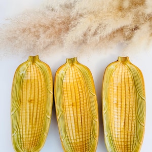 Vintage Keramik Teller Maiskolben Teller 3er Set