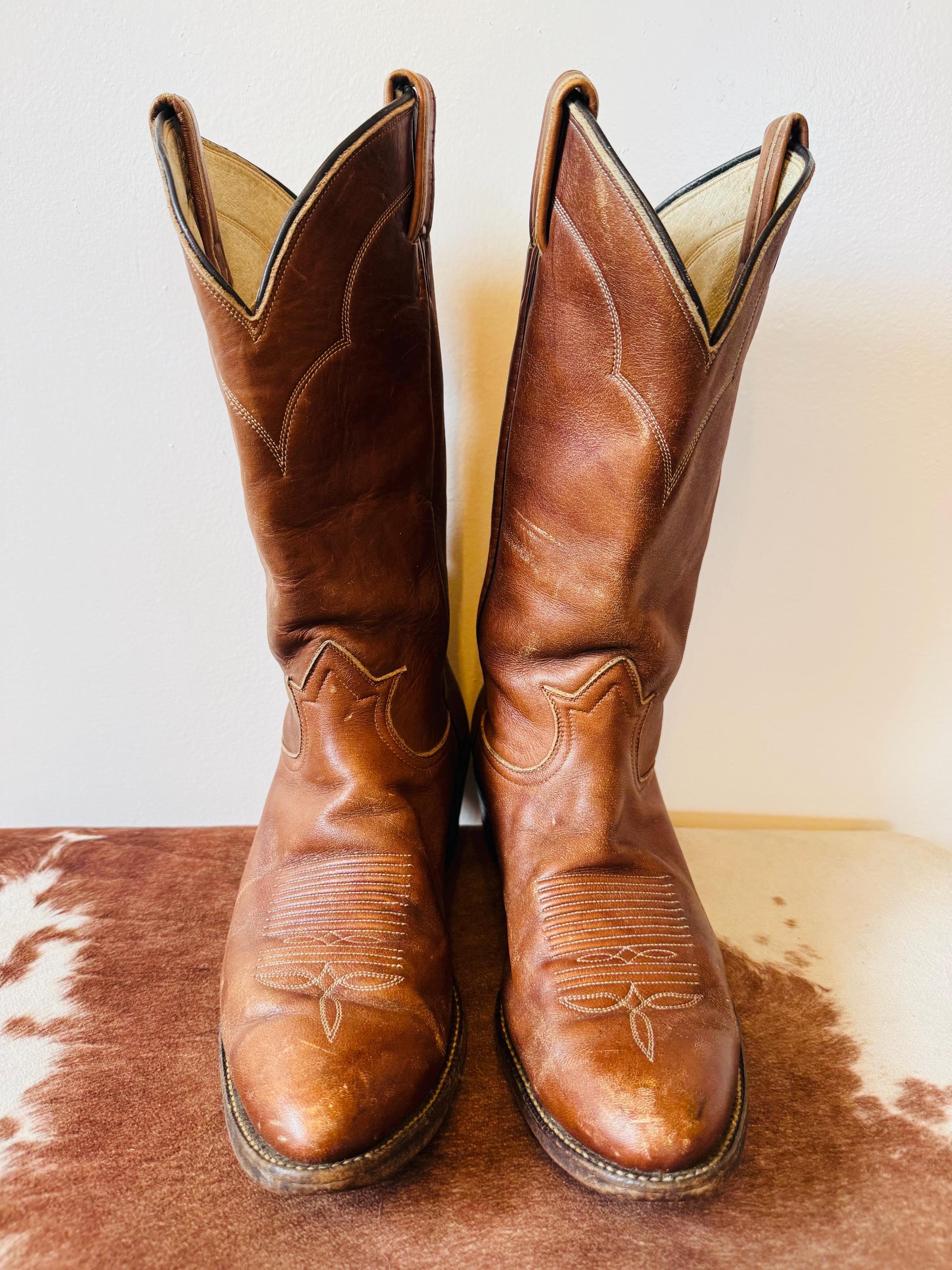 Tony Lama ショートウエスタンブーツ バイカー カントリー メキシコ製 Tony Lama ショートウエスタンブーツ バイカー カントリー