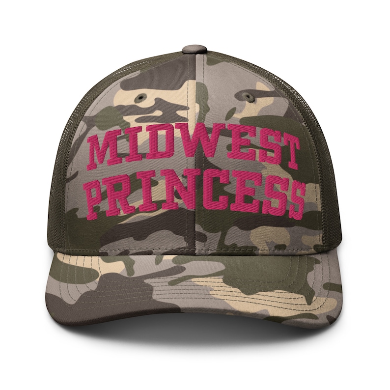 Midwest Princess Camouflage Trucker Hat Pink Etsy