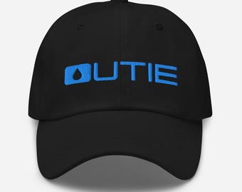 Outie Embroidered baseball cap, TV funny Dad hat, Lumon gift