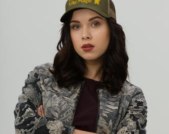 Gorra de camionero con la frase "I Heard You Like Magic", para amantes de la música y fanáticos