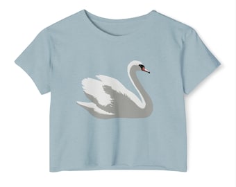 Swan Song - Women's Festival Crop Top