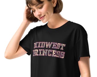 Midwest Princess Camo Womens crop top