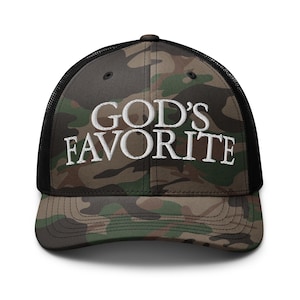 Gottes Lieblings Camouflage Trucker Cap
