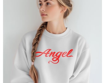 Naughty Angel 666 Unisex Heavy Blend Crewneck Sweatshirt