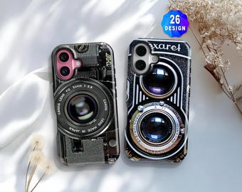 iPhone 17/16/15/ Retro Camera MagSafe Case | 80s 90s Aesthetic Photography Gift Case