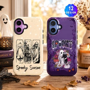Pumpkin Phone Case Jack O Lantern Autumn Halloween Aesthetic, Fall Spooky Vibes iPhone 17 16 15 14 Case