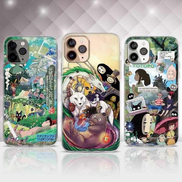 Japanese Manga iphone Case, Cute Anime Girl Collage Phone Case, iPhone 15 14 13 MagSafe Case, Anime Art iPhone Case, Samsung Galaxy S24 S23